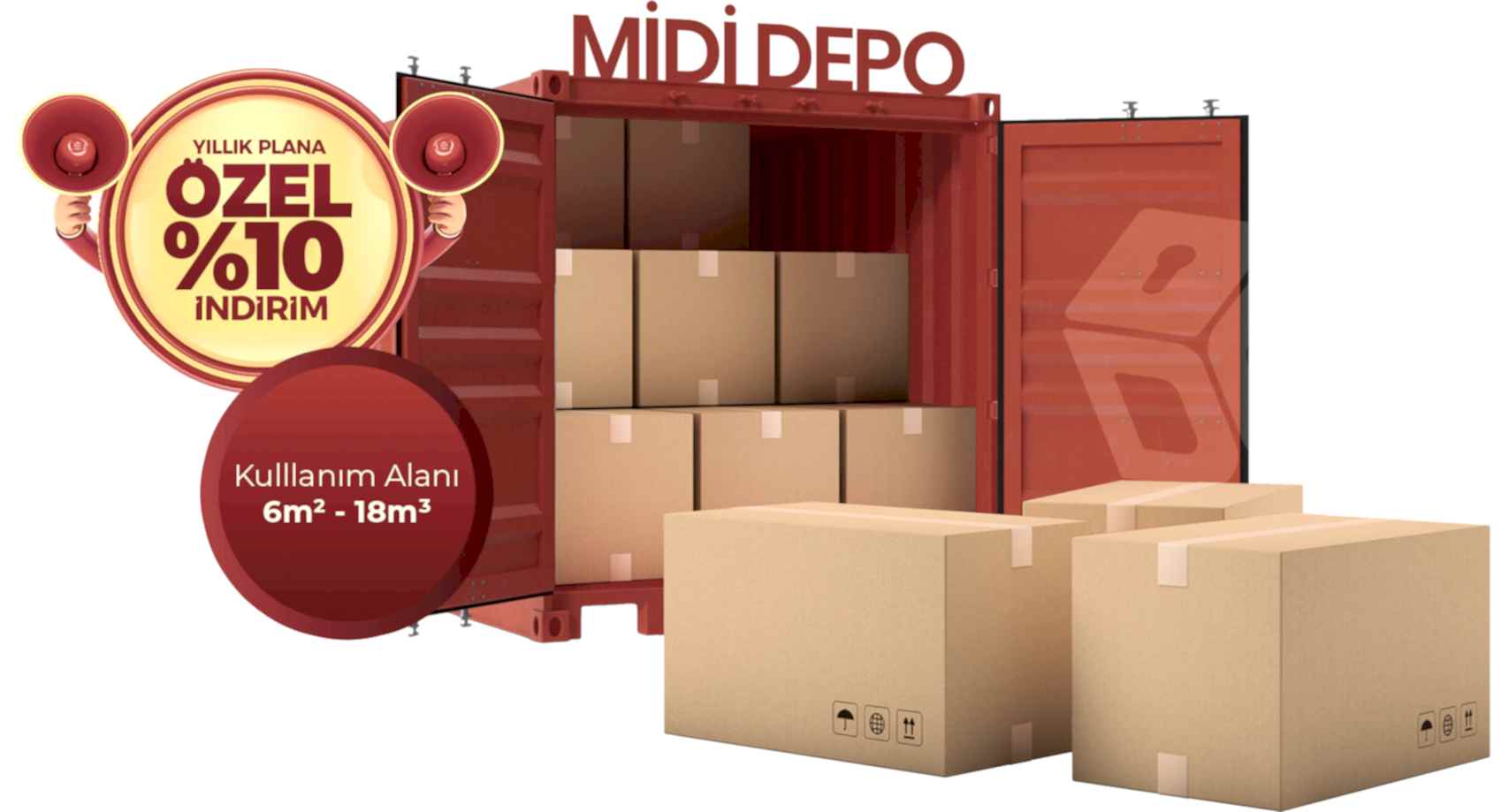 DepoDepo Midi Depo 6m2 kiralik depo Ankara